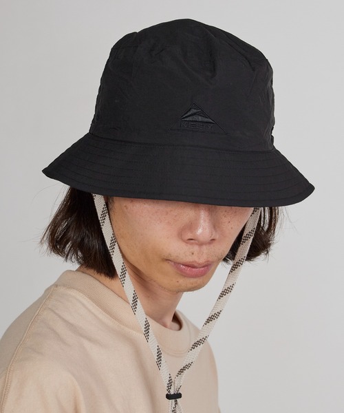 KELTY（ケルティ）の「KELTY/ケルティ ブランドロゴ ナイロンバケットハット（ハット・メンズ・ブラック/グレー/カーキ/ブルー・FREE）」の6枚目の写真