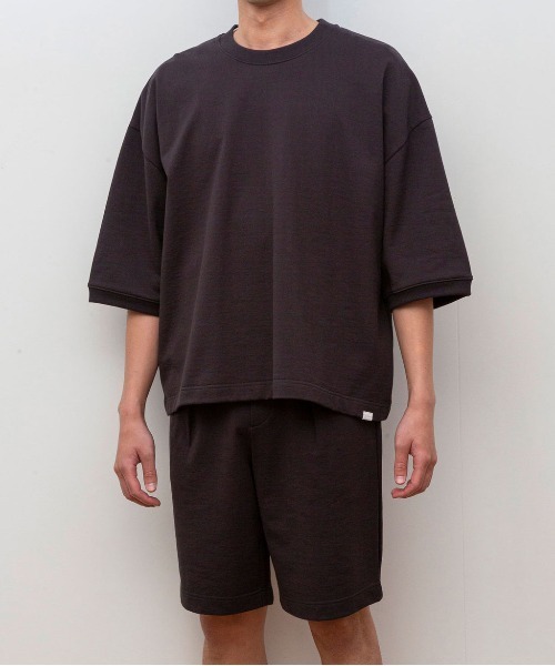 A blends（エイブレンズ）の「A blends ライトスウェットクルーネックS/S（スウェット・メンズ・モカ/カーキ/ブラック・LARGE/MEDIUM）」の4枚目の写真