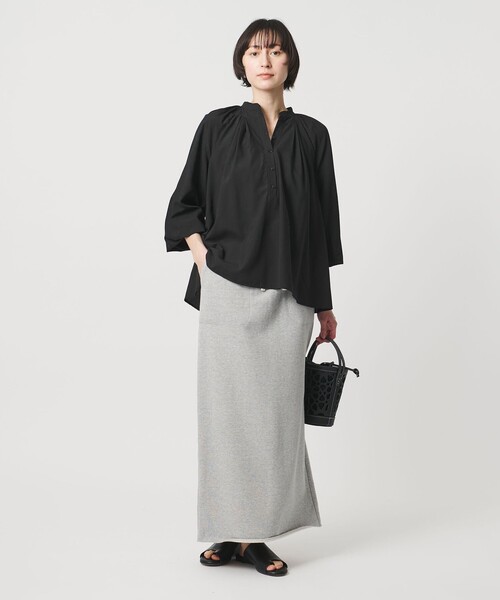 定36300円　新品【ユナイテッドアローズ】ボリュームスリーブブラウス　コクーン UNITED ARROWS（ユナイテッドアローズ） ブラウス シャツ プリーツ