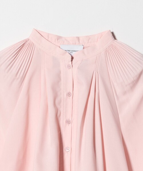 プリーツ ボリュームスリーブ ブラウス ‐ウォッシャブル‐（シャツ