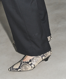 GRISE | 《追加》GRISE5cmポインテッドレザーソフトウェッジパンプス(パンプス)