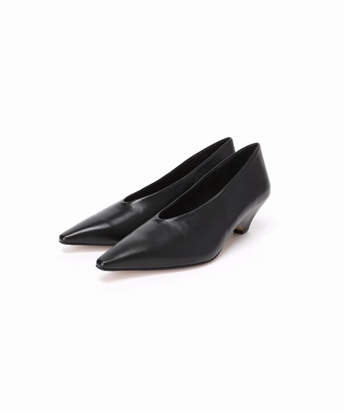 【定価18700円】GRISE5cmポインテッドレザーソフトウエッジパンプス 追加》GRISE5cmポインテッドレザーソフトウェッジパンプス（パンプス