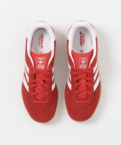 adidas(アディダス)の「adidas GAZELLE INDOOR C(KIDS)(スニーカー・キッズ・レッド・19.5/21.5/20.5)」の3枚目の写真