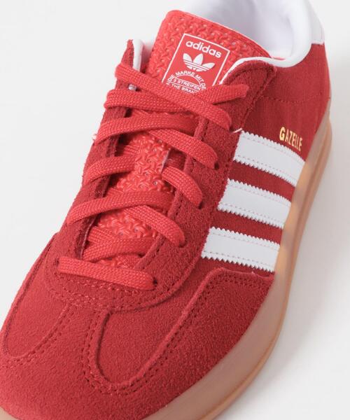 adidas(アディダス)の「adidas GAZELLE INDOOR C(KIDS)(スニーカー・キッズ・レッド・19.5/21.5/20.5)」の8枚目の写真