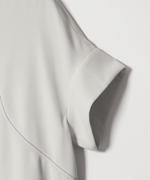 EMMEL REFINES（エメルリファインズ）の「＜EMMEL REFINES＞EM 2WAY ジップ ブラウス（シャツ/ブラウス・レディース・オフホワイト/ブラック/ライトグレー・FREE）」の4枚目の写真