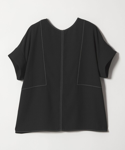 EMMEL REFINES（エメルリファインズ）の「＜EMMEL REFINES＞EM 2WAY ジップ ブラウス（シャツ/ブラウス・レディース・オフホワイト/ブラック/ライトグレー・FREE）」の8枚目の写真