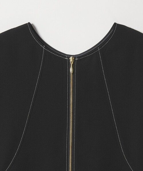 EMMEL REFINES（エメルリファインズ）の「＜EMMEL REFINES＞EM 2WAY ジップ ブラウス（シャツ/ブラウス・レディース・オフホワイト/ブラック/ライトグレー・FREE）」の9枚目の写真