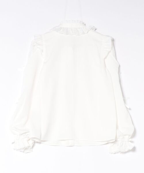 Secret Honey（シークレットハニー）の「袖スリット長袖ブラウス（シャツ/ブラウス・レディース・オフホワイト/グレー/ブラック・MEDIUM）」の22枚目の写真