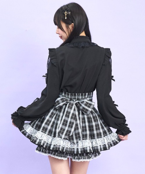 Secret Honey（シークレットハニー）の「袖スリット長袖ブラウス（シャツ/ブラウス・レディース・オフホワイト/グレー/ブラック・MEDIUM）」の13枚目の写真