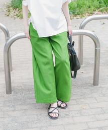 ITEMS URBANRESEARCH | 『Sサイズあり/洗濯可』リネンレーヨンワイドパンツ(その他パンツ)