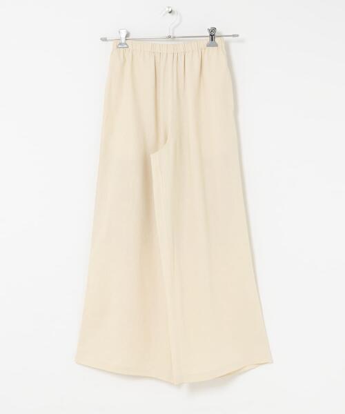 ITEMS URBANRESEARCH（アイテムズ アーバンリサーチ）の「『Sサイズあり』リネンレーヨンワイドパンツ（その他パンツ・レディース・ブラウン系その他/ライトベージュ/グリーン・MEDIUM/SMALL）」の10枚目の写真