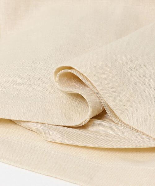 ITEMS URBANRESEARCH（アイテムズ アーバンリサーチ）の「『Sサイズあり』リネンレーヨンワイドパンツ（その他パンツ・レディース・ブラウン系その他/ライトベージュ/グリーン・MEDIUM/SMALL）」の14枚目の写真