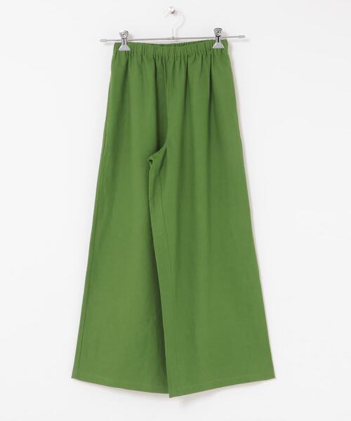 ITEMS URBANRESEARCH（アイテムズ アーバンリサーチ）の「『Sサイズあり』リネンレーヨンワイドパンツ（その他パンツ・レディース・ブラウン系その他/ライトベージュ/グリーン・MEDIUM/SMALL）」の20枚目の写真