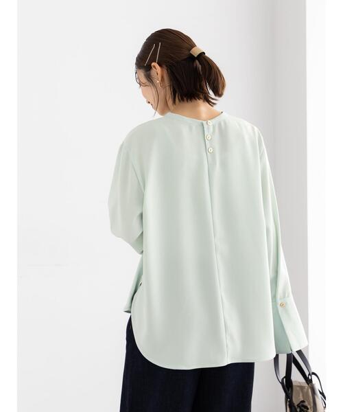 Te chichi(テチチ)の「ジョーゼットTブラウス(シャツ/ブラウス・レディース・ミント/ベージュ/オフホワイト・F)」の12枚目の写真