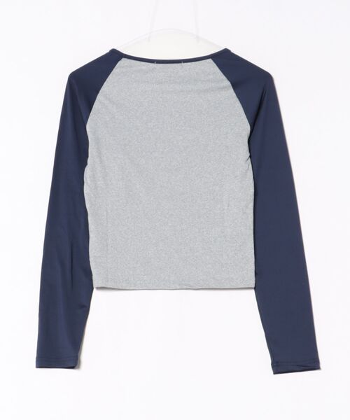 IMARI(イマリ)の「【 IMARI / イマリ 】 ベーシック ラグランスリーブ ロンT(Tシャツ/カットソー・レディース・ネイビー/ブラック・M/L)」の3枚目の写真