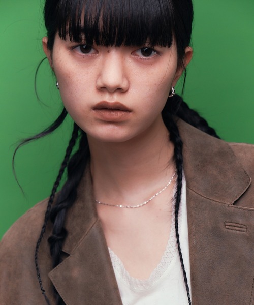 whoseA(フーシー)の「【silver925】Sway Hoop Pierce / スウェイジルコニアフープピアス(ピアス(両耳用)・レディース・クリア/ブラック・FREE)」の17枚目の写真