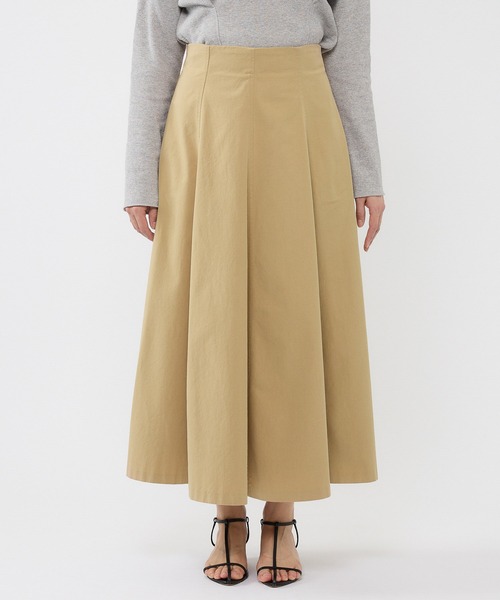 BABYLONE（バビロン）の「WASHコットンフレアスカート（スカート・レディース・ネイビー/ベージュ・フリー）」の15枚目の写真