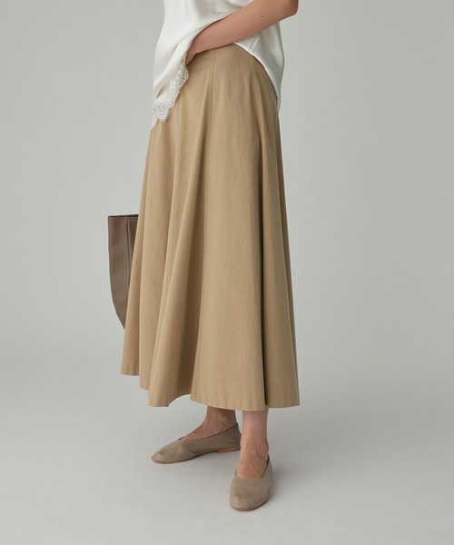 BABYLONE（バビロン）の「WASHコットンフレアスカート（スカート・レディース・ネイビー/ベージュ・フリー）」の9枚目の写真