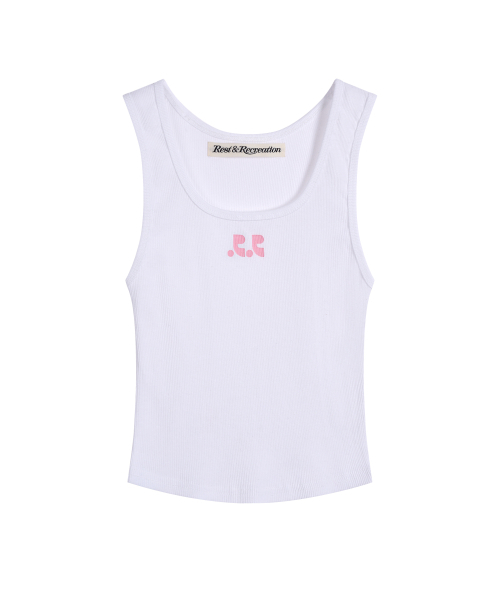 Rest&Recreation(レストアンドレクリエーション)の「SHORT TANK TOP - WHITE(Tシャツ/カットソー・レディース・その他・ONE)」の1枚目の写真