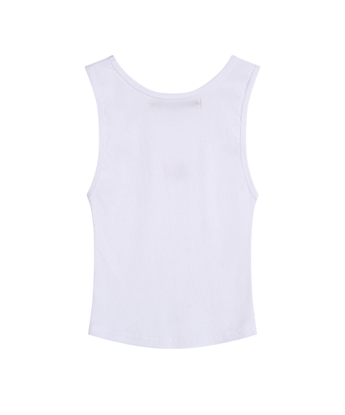 Rest&Recreation(レストアンドレクリエーション)の「SHORT TANK TOP - WHITE(Tシャツ/カットソー・レディース・その他・ONE)」の5枚目の写真