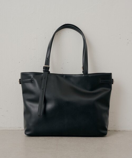 Chico(チコ)の「ポーチチャーム付きBIGトートバッグ(トートバッグ・レディース・ブラック/ベージュ系その他3/ピンク系その他3/アイボリー・FREE)」の7枚目の写真