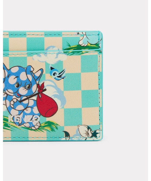 KENZO(ケンゾー)の「'KENZO Cartoon' レザー カードホルダー(その他小物・メンズ・ブルー系その他・ONE SIZE)」の3枚目の写真