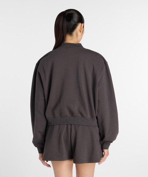 NEW BALANCE（ニューバランス）の「フレンチテリーボンバー（ブルゾン・レディース・スミクロ/サンドグレー・SMALL/MEDIUM/X-LARGE/LARGE）」の4枚目の写真
