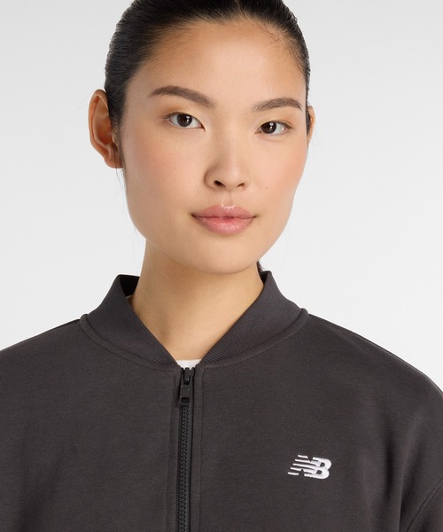 NEW BALANCE（ニューバランス）の「フレンチテリーボンバー（ブルゾン・レディース・スミクロ/サンドグレー・SMALL/MEDIUM/X-LARGE/LARGE）」の5枚目の写真