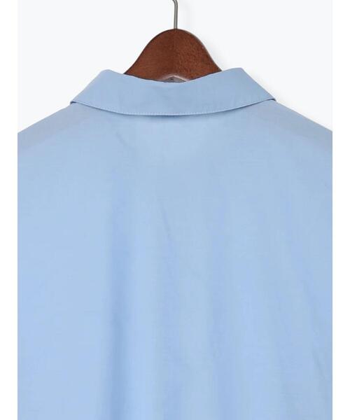 Te chichi（テチチ）の「スカラップレースヘムクロップトシャツ（シャツ/ブラウス・レディース・オフホワイト/イエロー/サックスブルー・F）」の6枚目の写真