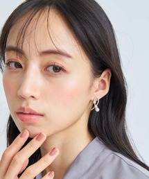 NOELA（ノエラ）の「ツイストデザインパールピアス（ピアス（両耳用））」