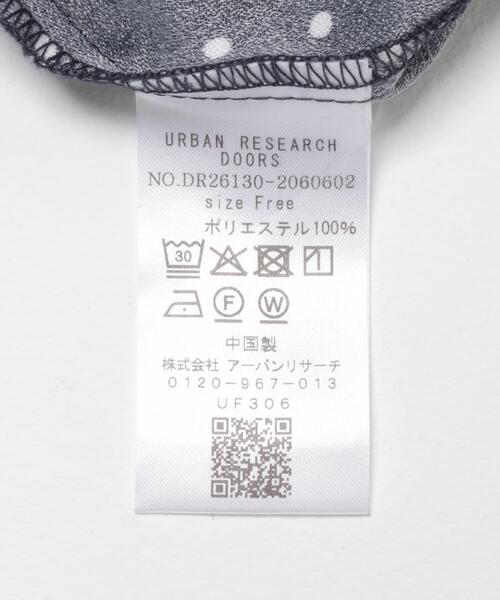 URBAN RESEARCH DOORS(アーバンリサーチドアーズ)の「ドットプリントワンピース(ワンピース・レディース・ブラック/ネイビー・FREE)」の18枚目の写真
