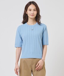 【アンサンブル着用可】Rayon Elite Stretch クルーネック ニット