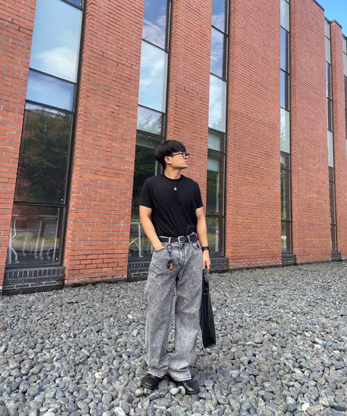 DAUSPICE(ディーオスピス)の「Basic Muscle T-Shirts Black(Tシャツ/カットソー・レディース・ブラック・1/2/0)」の4枚目の写真