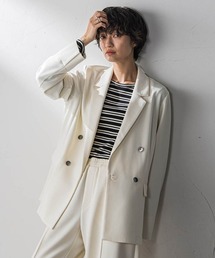 MAYSON GREY（メイソングレイ）の「【えらべるSET UP】叶えるダブルブレストジャケット≪手洗い可能≫（ダウンジャケット/コート）」