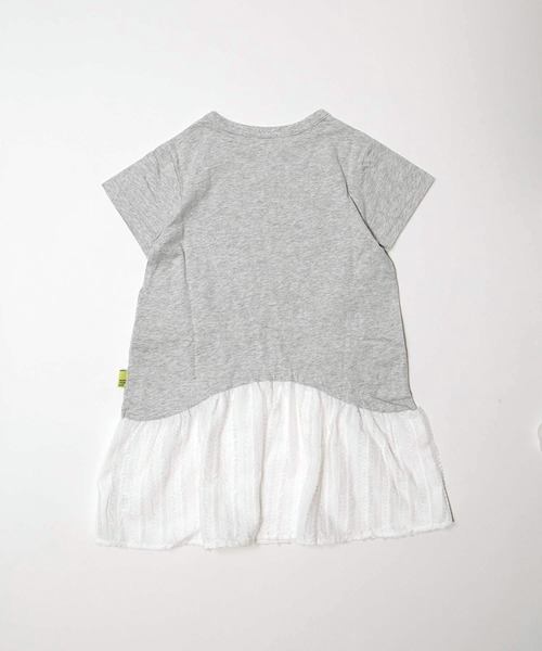 MAKE YOUR DAY（メイクユアデイ）の「ファミリー子トラワンピース■80～140cm（ワンピース・キッズ・グレー/オフホワイト・80/90/100/130/140/120/110）」の5枚目の写真