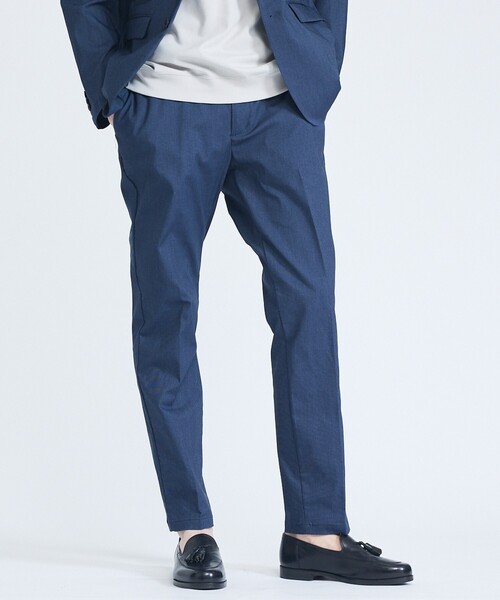 ABAHOUSE GRAY(アバハウスグレイ)の「【セットアップ対応】COOL DRY TOUCH イージースラックス /接触冷感 /吸水速乾 /UVカット(スラックス・メンズ・ベージュ/グレー/ブラック/ネイビー/ブルー・44/46/48/50)」の5枚目の写真