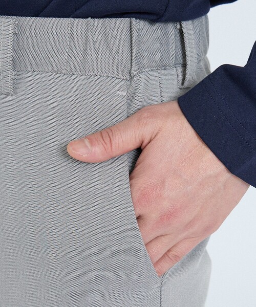 ABAHOUSE GRAY(アバハウスグレイ)の「【セットアップ対応】COOL DRY TOUCH イージースラックス /接触冷感 /吸水速乾 /UVカット(スラックス・メンズ・ベージュ/グレー/ブラック/ネイビー/ブルー・44/46/48/50)」の9枚目の写真