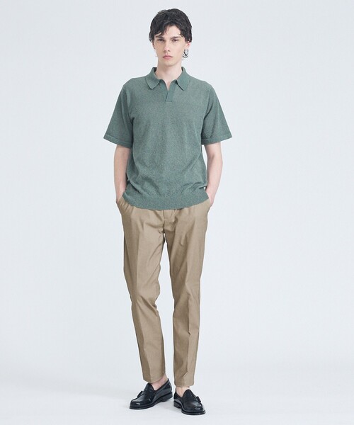 ABAHOUSE GRAY（アバハウスグレイ）の「【セットアップ対応】COOL DRY TOUCH イージースラックス /接触冷感 /吸水速乾 /UVカット（スラックス・メンズ・ベージュ/グレー/ブラック/ネイビー/ブルー・44/46/48/50）」の20枚目の写真