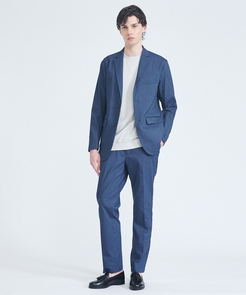ABAHOUSE GRAY（アバハウスグレイ）の「【セットアップ対応】COOL DRY TOUCH イージースラックス /接触冷感 /吸水速乾 /UVカット（スラックス・メンズ・ベージュ/グレー/ブラック/ネイビー/ブルー・44/46/48/50）」の12枚目の写真