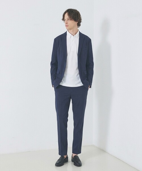 ABAHOUSE GRAY（アバハウスグレイ）の「【セットアップ対応】COOL DRY TOUCH イージースラックス /接触冷感 /吸水速乾 /UVカット（スラックス・メンズ・ベージュ/グレー/ブラック/ネイビー/ブルー・44/46/48/50）」の16枚目の写真