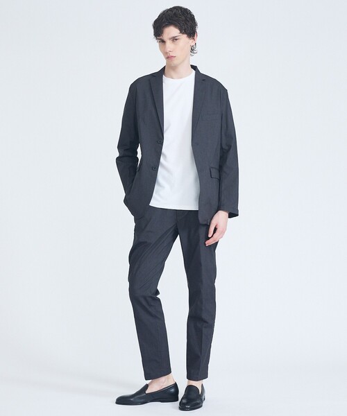 ABAHOUSE GRAY（アバハウスグレイ）の「【セットアップ対応】COOL DRY TOUCH イージースラックス /接触冷感 /吸水速乾 /UVカット（スラックス・メンズ・ベージュ/グレー/ブラック/ネイビー/ブルー・44/46/48/50）」の10枚目の写真