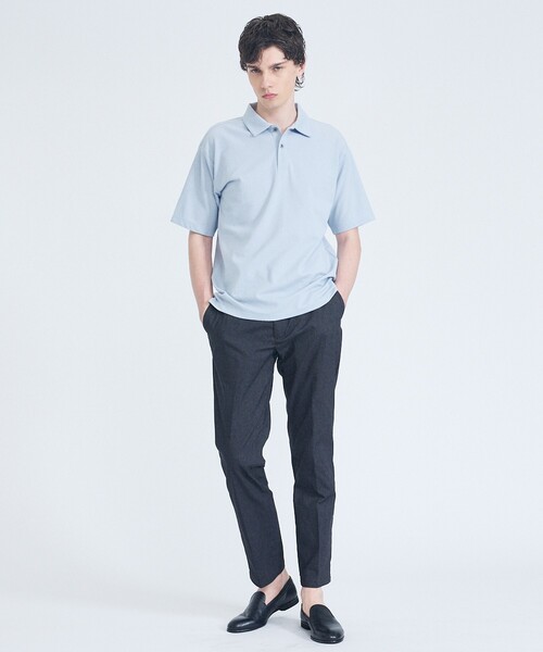 ABAHOUSE GRAY（アバハウスグレイ）の「【セットアップ対応】COOL DRY TOUCH イージースラックス /接触冷感 /吸水速乾 /UVカット（スラックス・メンズ・ベージュ/グレー/ブラック/ネイビー/ブルー・44/46/48/50）」の11枚目の写真