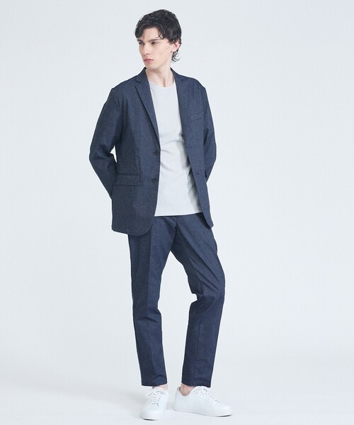 ABAHOUSE GRAY(アバハウスグレイ)の「【セットアップ対応】COOL DRY TOUCH イージースラックス /接触冷感 /吸水速乾 /UVカット(スラックス・メンズ・ベージュ/グレー/ブラック/ネイビー/ブルー・44/46/48/50)」の21枚目の写真