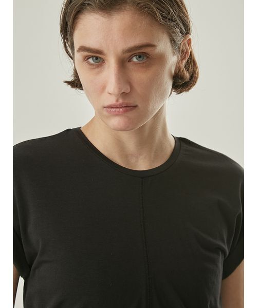 Henon.(ヘノン)の「サイドホールトップス(Tシャツ/カットソー・レディース・ブラック/ホワイト・F)」の10枚目の写真