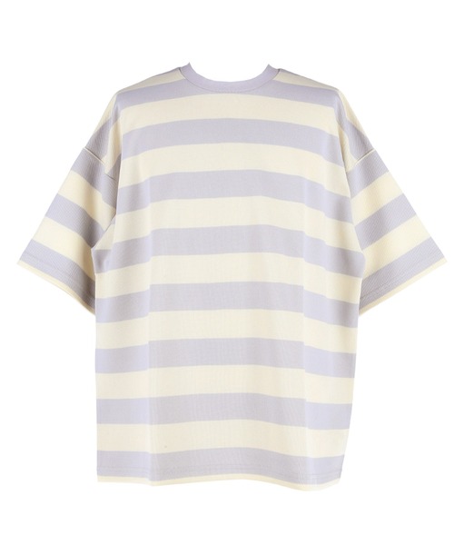 coca(coca)(コカ)の「鹿の子ボーダーTシャツ(Tシャツ/カットソー・メンズ・ブラック/グレー・L/XL/M)」の19枚目の写真