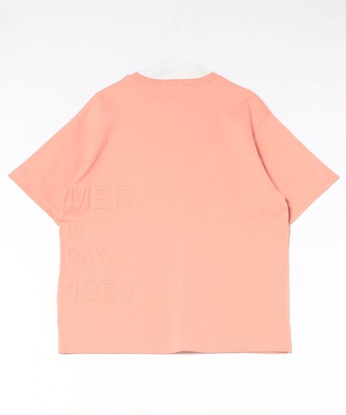 Arnold Palmer(アーノルドパーマー)の「AIR FLEX シェア エンボスロゴ Tシャツ(Tシャツ/カットソー・レディース・ダークネイビー/サーモンピンク/オフホワイト・L/M/S/XS/LL)」の4枚目の写真