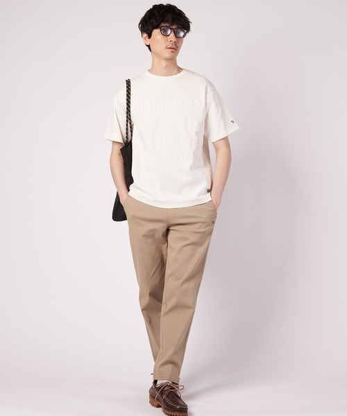 Arnold Palmer(アーノルドパーマー)の「AIR FLEX シェア エンボスロゴ Tシャツ(Tシャツ/カットソー・レディース・ダークネイビー/サーモンピンク/オフホワイト・L/M/S/XS/LL)」の10枚目の写真