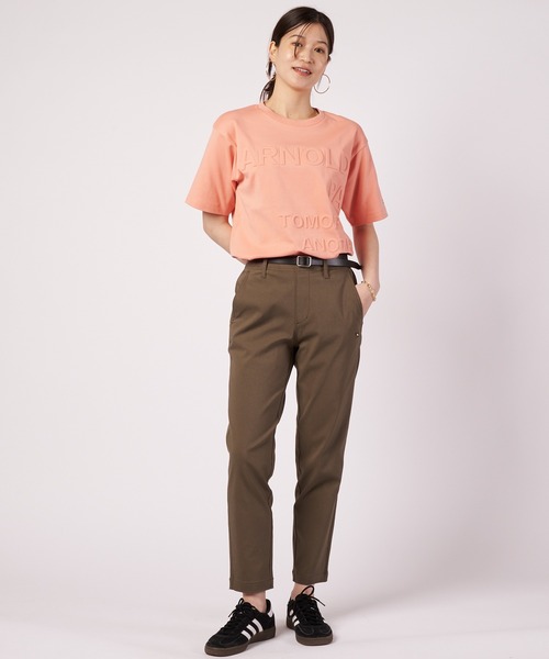 Arnold Palmer(アーノルドパーマー)の「AIR FLEX シェア エンボスロゴ Tシャツ(Tシャツ/カットソー・レディース・ダークネイビー/サーモンピンク/オフホワイト・L/M/S/XS/LL)」の14枚目の写真