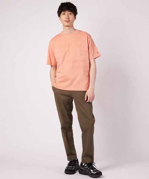 Arnold Palmer(アーノルドパーマー)の「AIR FLEX シェア エンボスロゴ Tシャツ(Tシャツ/カットソー・レディース・ダークネイビー/サーモンピンク/オフホワイト・L/M/S/XS/LL)」の16枚目の写真