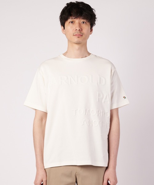 Arnold Palmer(アーノルドパーマー)の「AIR FLEX シェア エンボスロゴ Tシャツ(Tシャツ/カットソー・レディース・ダークネイビー/サーモンピンク/オフホワイト・L/M/S/XS/LL)」の17枚目の写真